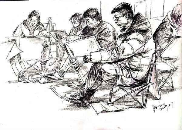 「杭州美术培训」画素描手笔合一的境界如何能够达到？