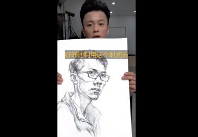 美术素描头像结构讲解视频(宇老师)