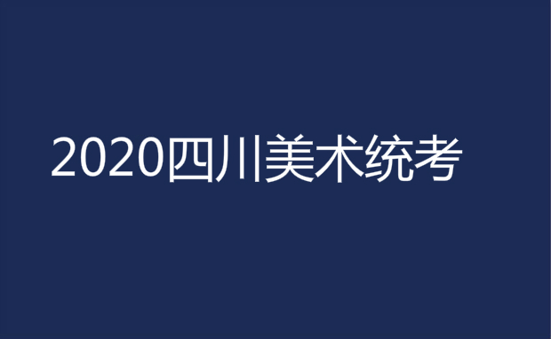 四川省2020年美术统考与设计专业时间调整安排(含招生简介)