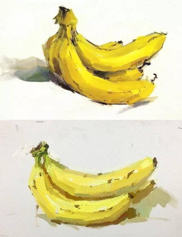 色彩香蕉讲解临摹图4