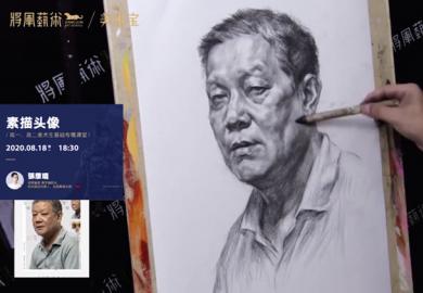 素描头像15分钟丨张彦琨素描作品视频