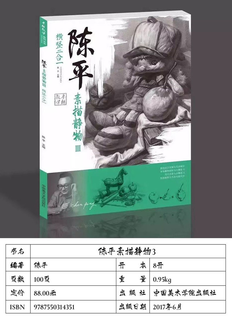 陈平《陈平素描静物|||-横竖二合一》